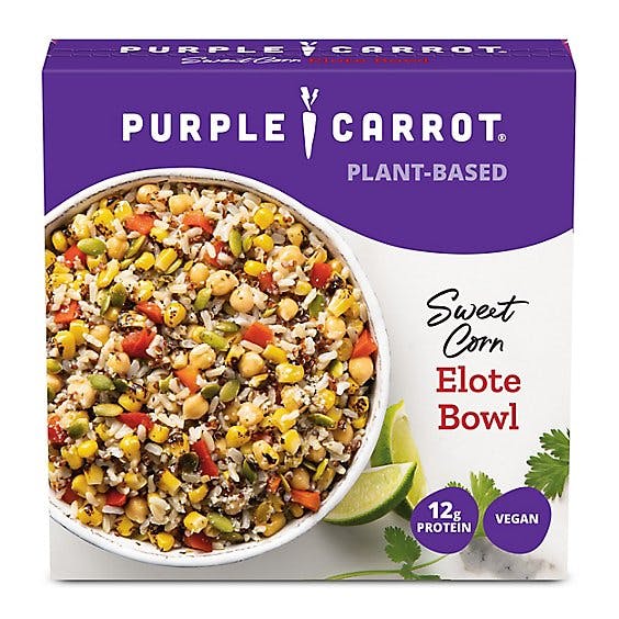 Is it Vegan? Purple Carrot Plant-based Sweet Corn Elote Bowl