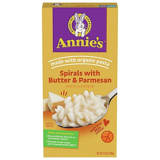 Is it Alpha Gal friendly? Annies Homegrown Spirals With Butter & Parmesan Macaroni & Cheese