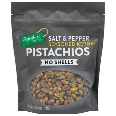 Signature Select/Farms Salt & Peppert Shelled Pistachios