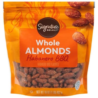 Signature Select Almonds Habanero Bbq Whole