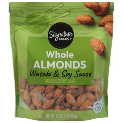 Signature Select Almonds Wasabi & Soy Whole