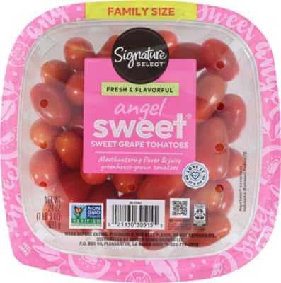 Signature Select Angel Sweet Grape Tomatoes Family Size