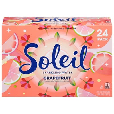 Soleil Water Sparkling Grapefruit 24