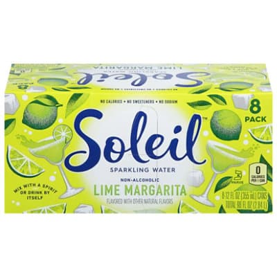 Soleil Margarita Lime Sparkling Water