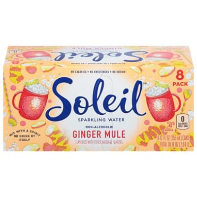 Soleil Mule Ginger Sparkling Water