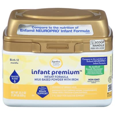 Signature Care Premium Infant Formula Plastic Tub