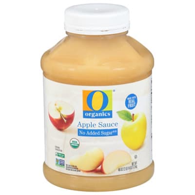 O Organic Apple Sauce No Added Sugar