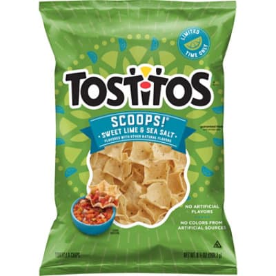 Tostitos Scoops Sweet Lime & Sea Salt