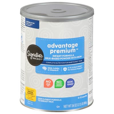 Signature Select/Care Infant Formula Advantage Premium With Iron