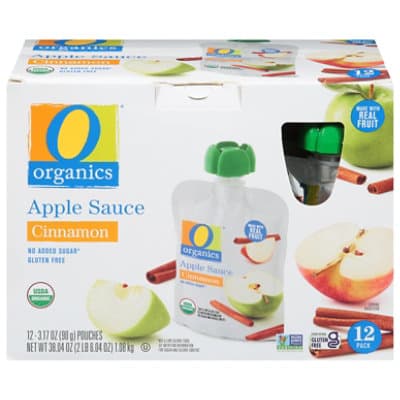 O Organics Cinnamon Apple Sauce Pouches
