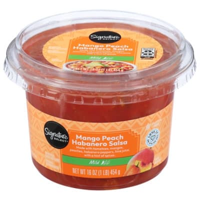 Signature Select Mild Mango Peach Habanero Salsa