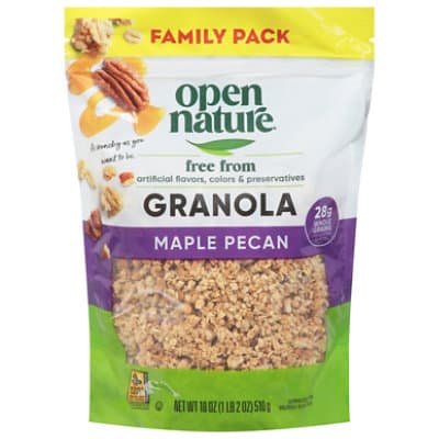Open Nature Granola Maple Pecan Family