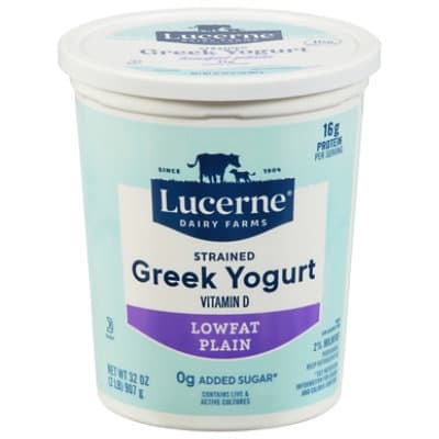 Lucerne Greek Yogurt Reduced Fat Plain