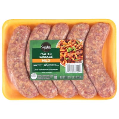 Signature Select Italian Meat Sausage Mild