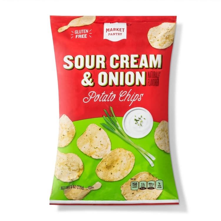 Market Pantry Sour Cream & Onion Potato Chips