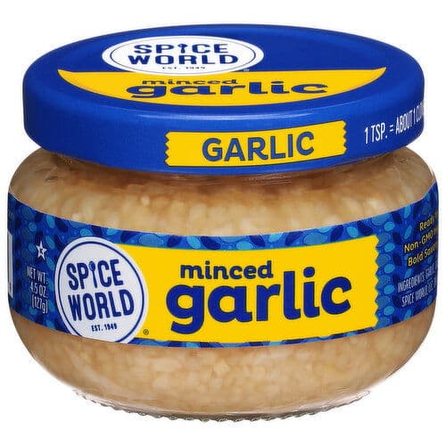 Spice World Minced Garlic