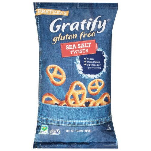Gratify Pretzel Twist Sea Salt Bag