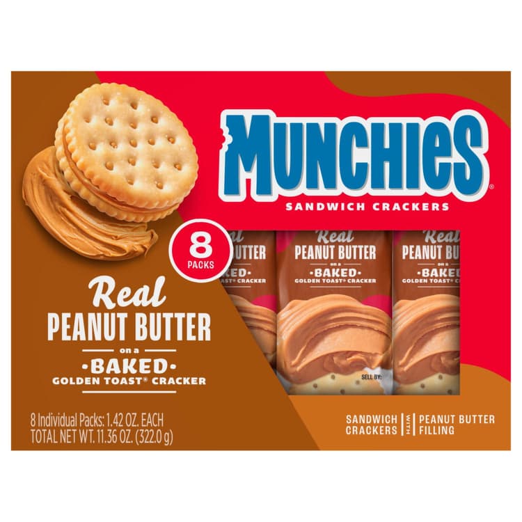 Munchies Crackers Sandwich Peanut Butter Toast Crackers