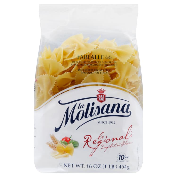 La Molisana Pasta Durum Wheat Semolina Farfalle Bag