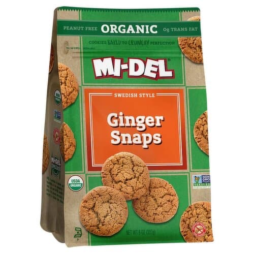 Mi-Del Organic Swedish Style Ginger Snaps