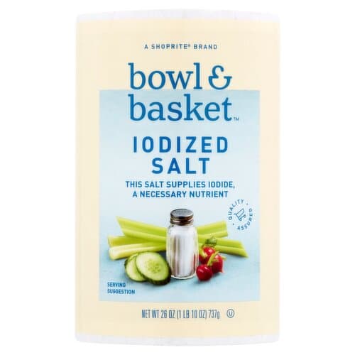 Bowl & Basket Iodized Salt