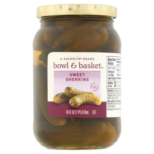 Bowl & Basket Sweet Gherkins