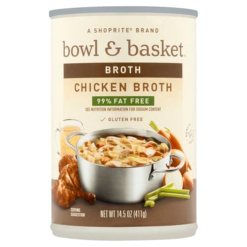 Bowl & Basket 99% Fat Free Chicken Broth
