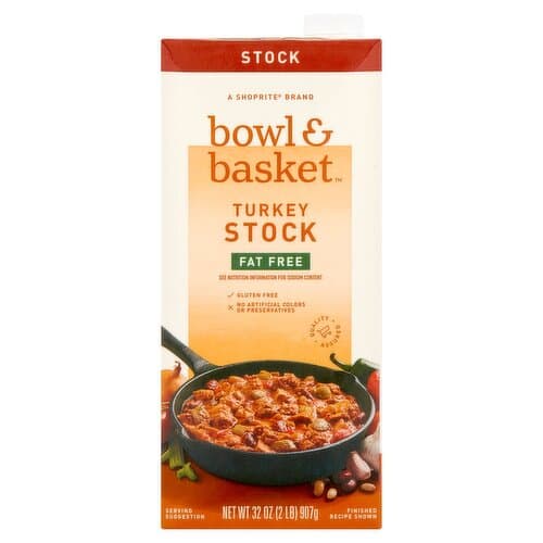 Bowl & Basket Fat Free Turkey Stock