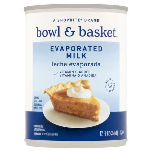 Bowl & Basket Evaporated Milk, Leche Evaporada