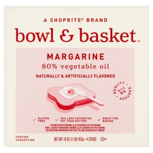 Bowl & Basket 80% Vegetable Oil Margarine
