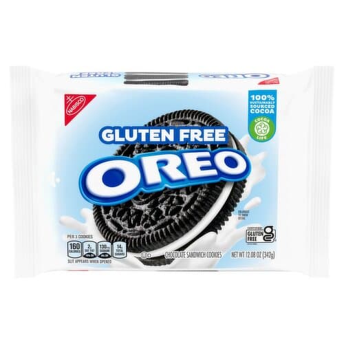 Nabisco Oreo Gluten Free Chocolate Sandwich Cookies