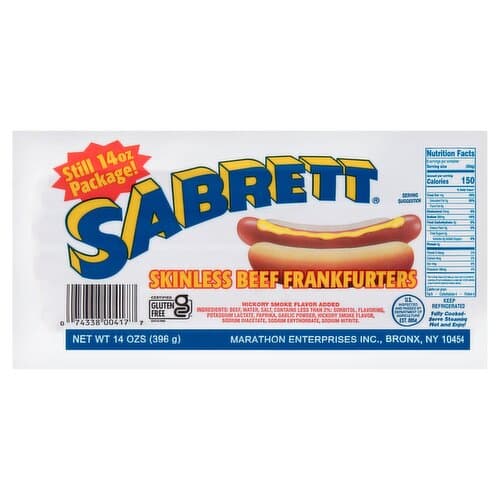 Sabrett Bigger Than The Bun Beef Franks