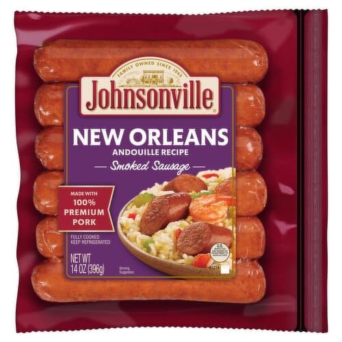 Johnsonville New Orleans Andouille Recipe Smoked Sausage