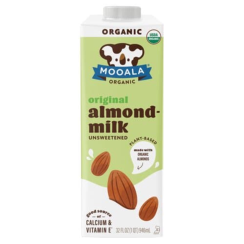 Mooala Organic Unsweetened Plant-Based Almondmilk Original