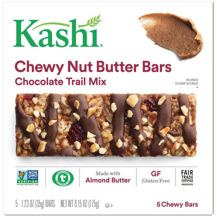 Kashi Chocolate Trail Mix Chewy Nut Butter Bars