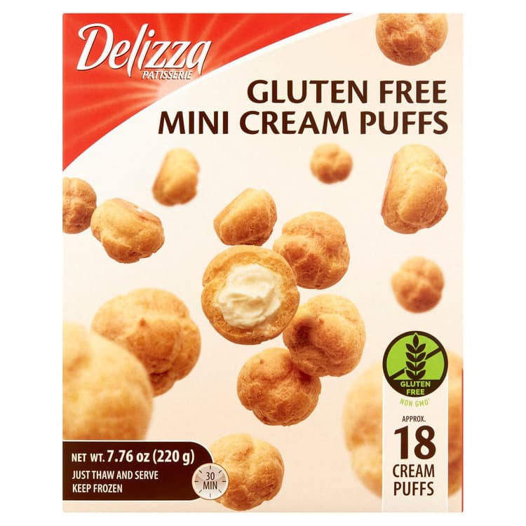 Delizza Gluten Free Mini Cream Puffs