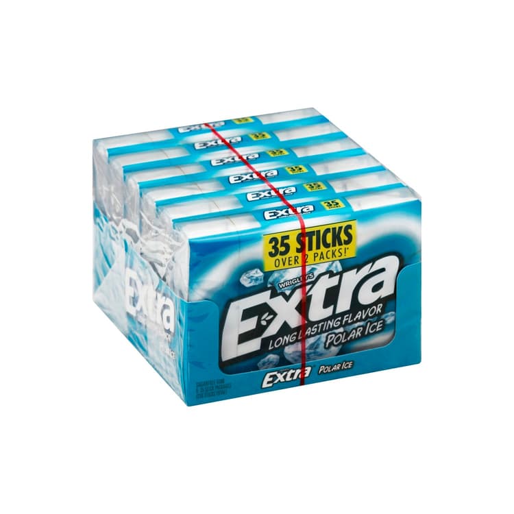 Extra Polar Ice Sugar Free Chewing Gum Bulk