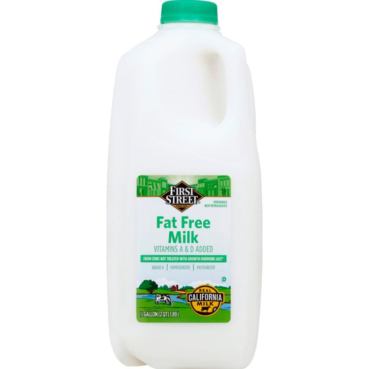 First Street Milk, Fat Free