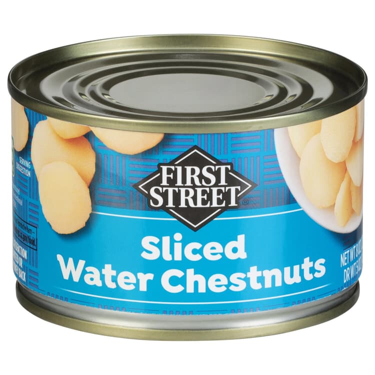 First Street, Water Chestnuts, Sliced