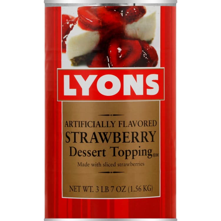 Lyons Dessert Topping, Strawberry