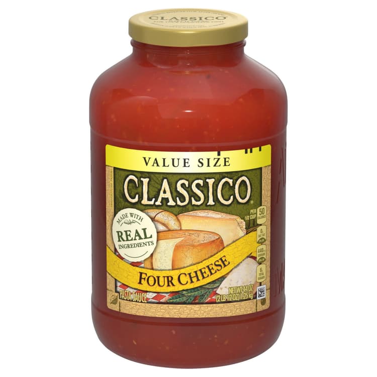Classico Four Cheese Pasta Sauce Value Size Jar