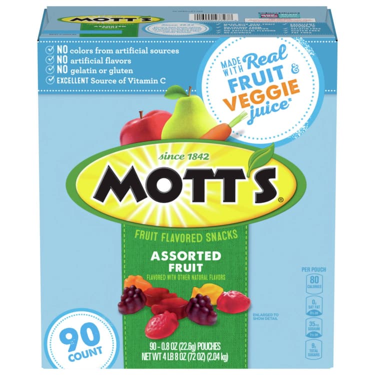Mott's Assorted Fruit Flavored Snacks