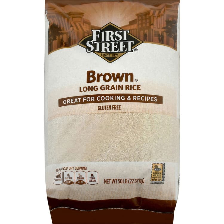 First Street Brown Rice, Long Grain