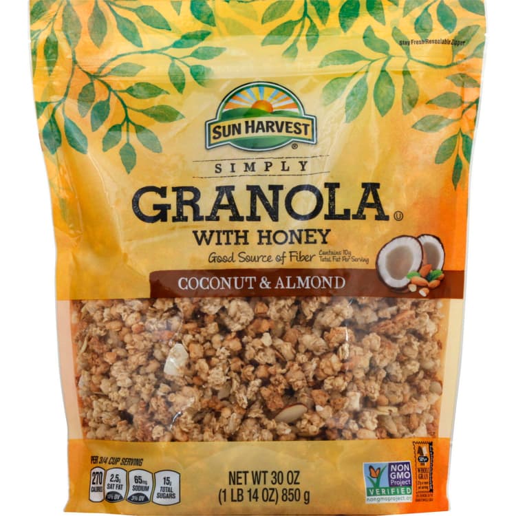 Sun Harvest Granola, With Honey, Coconut & Almond