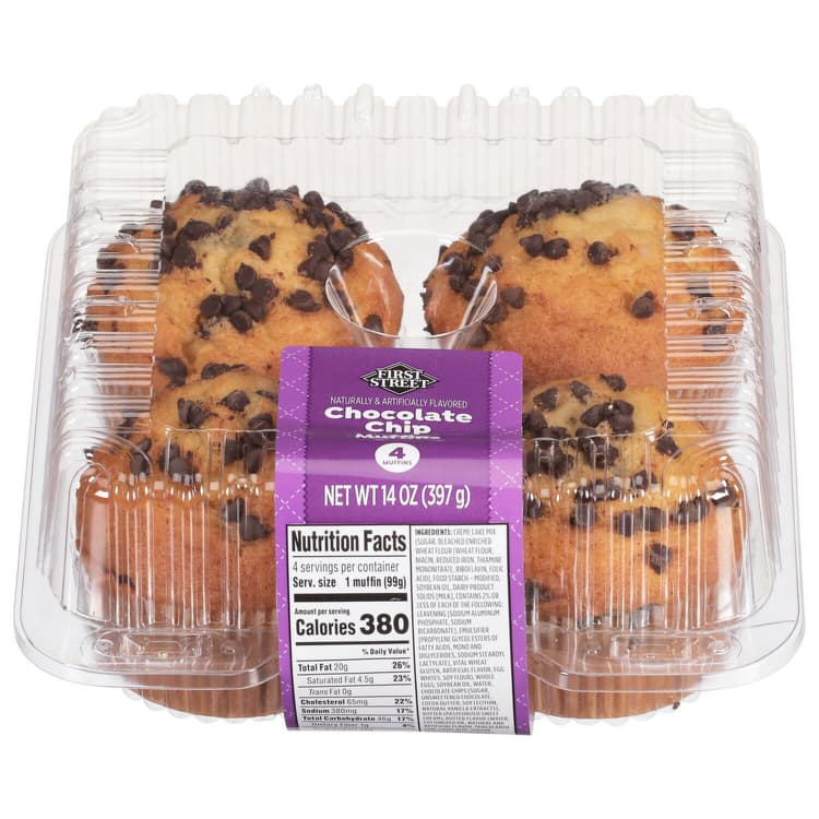 First Street Muffins, Chocolate Chip