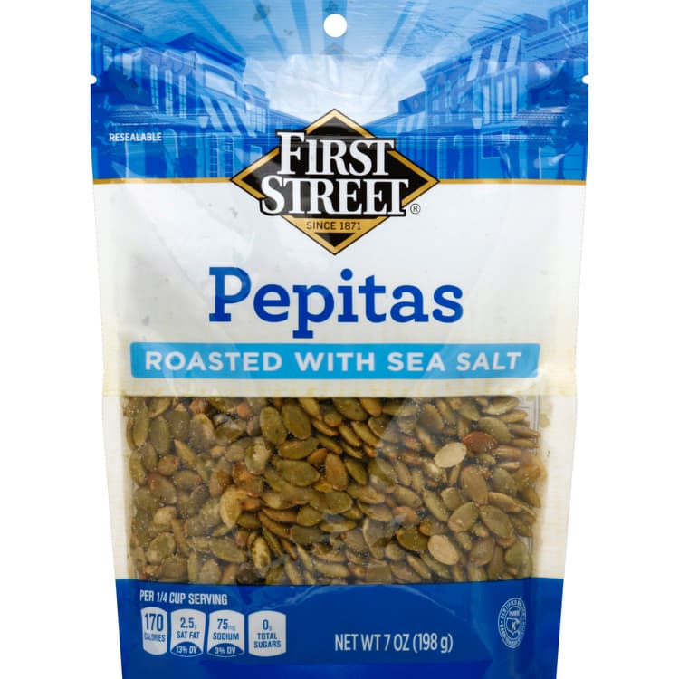 First Street Pepitas, Roasted With Sea Salt