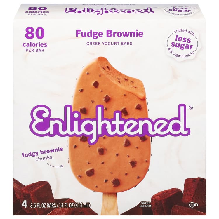 Enlightened Fudge Brownie  Greek Yogurt Bars