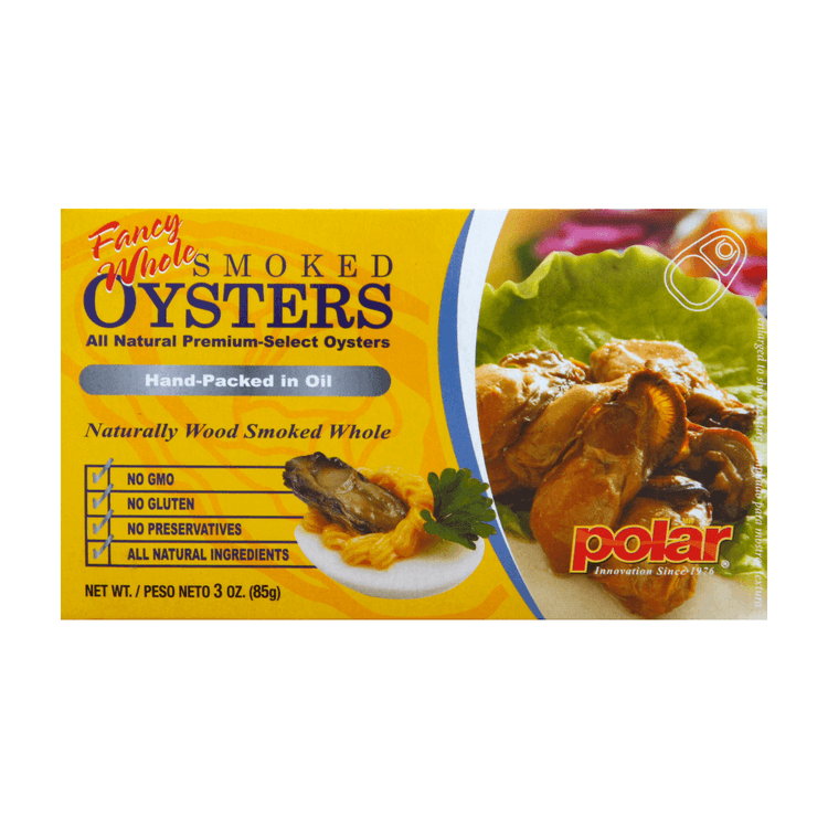 Polar Smoked Oysters Fancy Whole