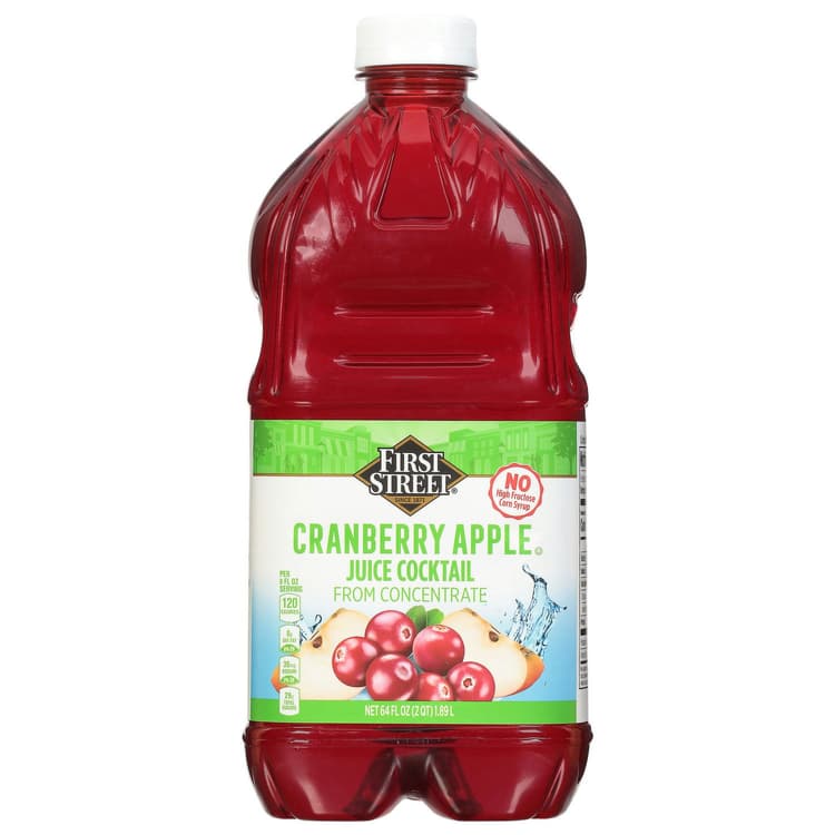 First Street Juice Cocktail, Cranberry Apple