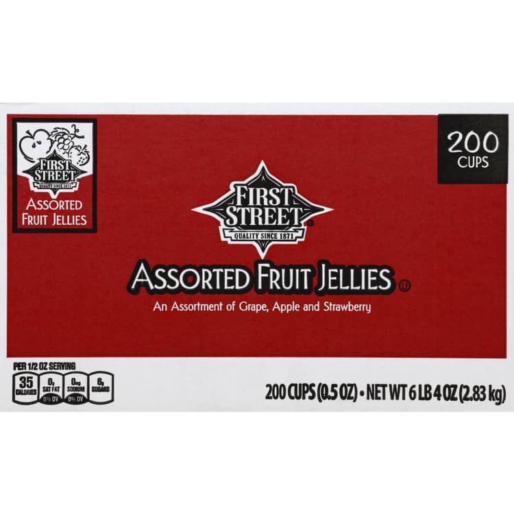 First Street Fruit Jellies, Assorted